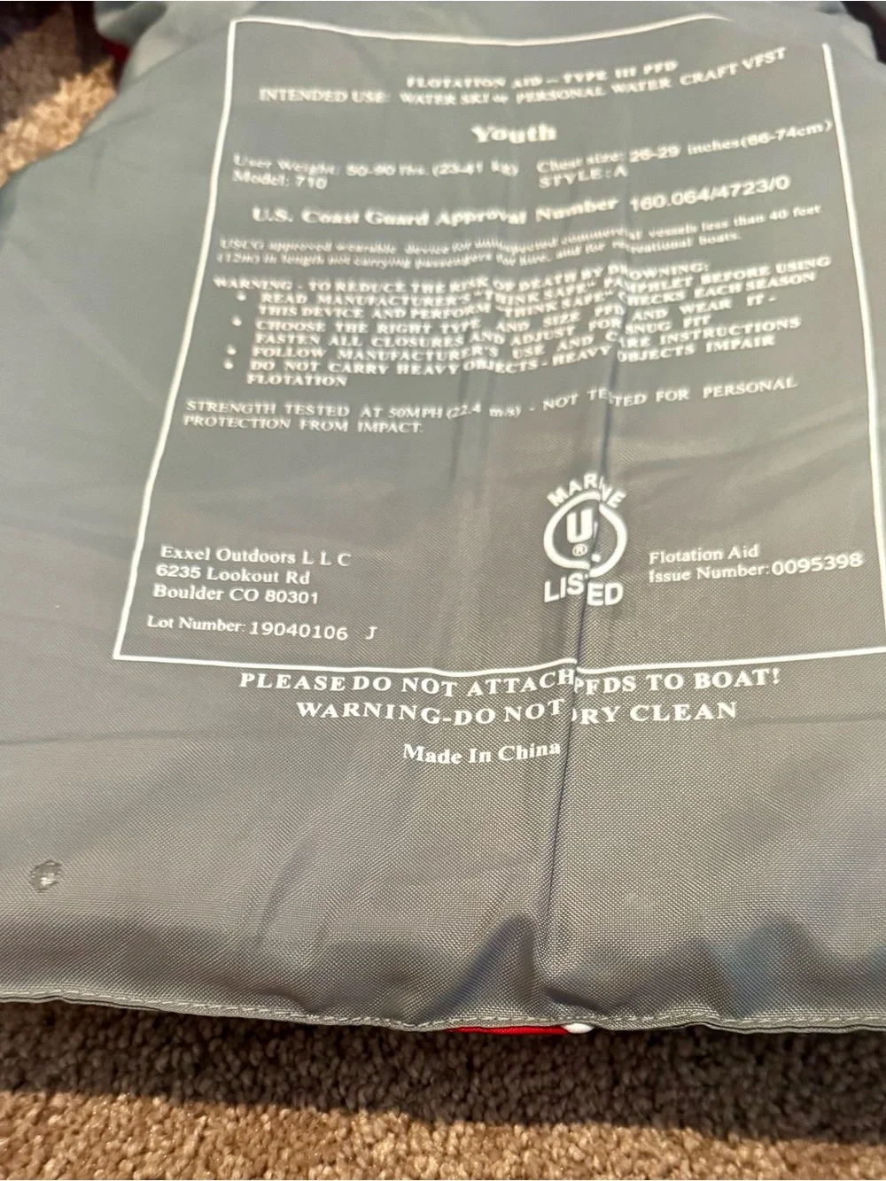 Youth Life Jacket